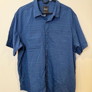5.11 Tactical Men's Casual Navy Button Down Shirt XL